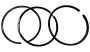 Комплект колец поршневых LB50/75